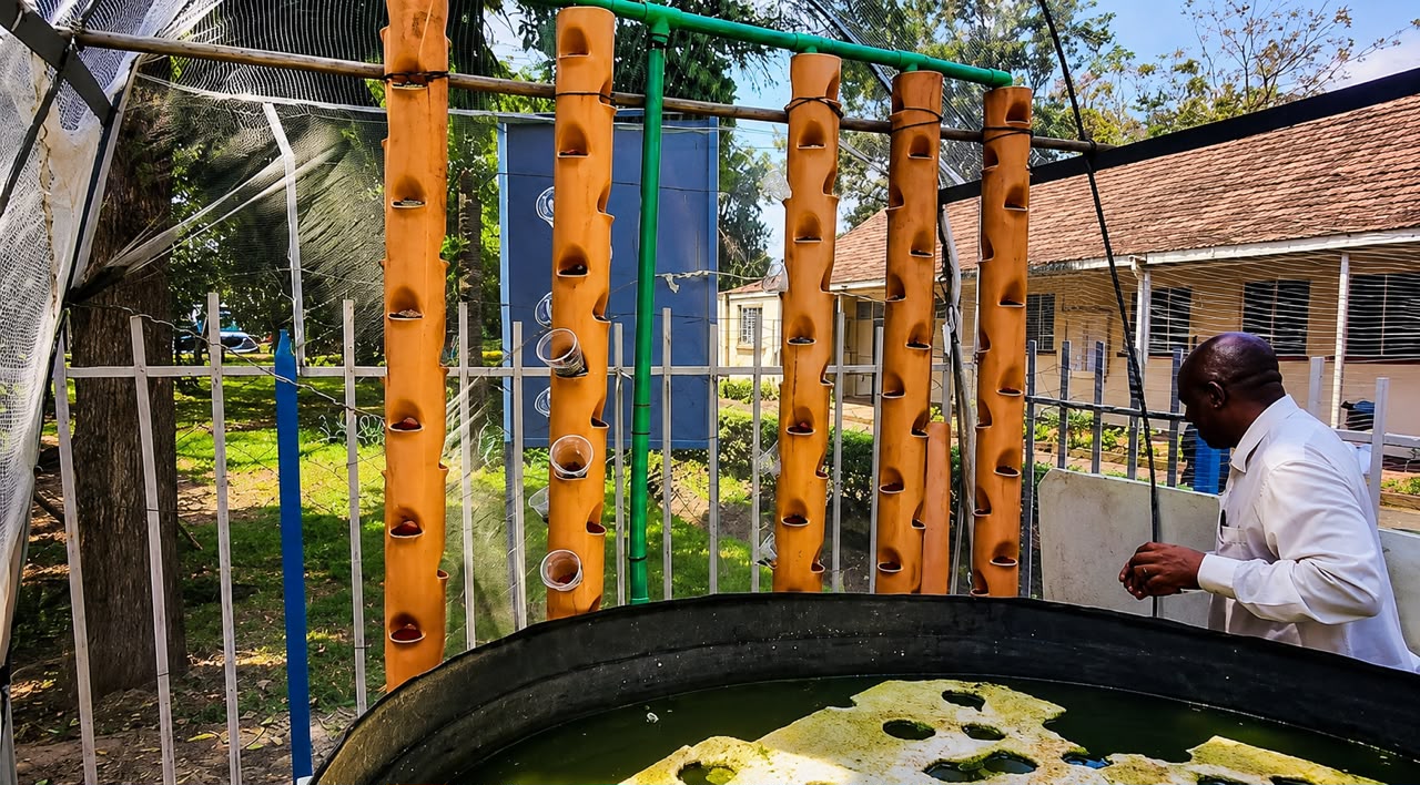 Sustainable food innovation and aquaculture installation